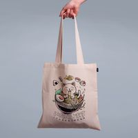 ECOBAG PALHA - ITADAKIMASU CAT