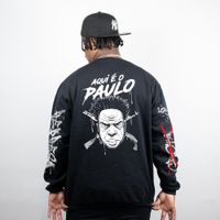 MOLETOM BÁSICO PRETO - VIDAS