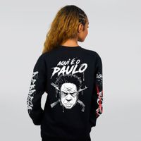 MOLETOM BÁSICO PRETO - VIDAS