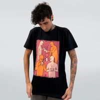 CAMISETA PRETA - CAFÉ
