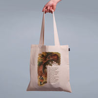 ECOBAG PALHA - ALICE E O GATO