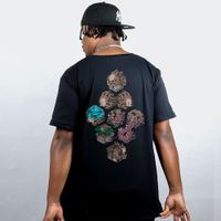 CAMISETA PRETA - GATINHOS OROCHI