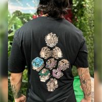 CAMISETA PRETA - GATINHOS OROCHI