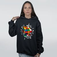 MOLETOM PRETO - THE CUBES FORMULA