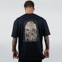 CAMISETA OVERSIZED PRETA - A CRIAÇÃO DE ADÃO