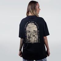 CAMISETA OVERSIZED PRETA - A CRIAÇÃO DE ADÃO
