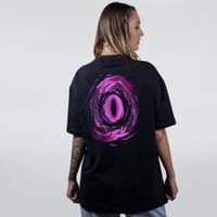 CAMISETA OVERSIZED PRETA - CORTANDO A VISÃO