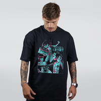 CAMISETA OVERSIZED PRETA - FEEL GOOD