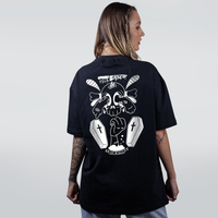 CAMISETA OVERSIZED PRETA - PISCALLOWEEN