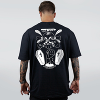 CAMISETA OVERSIZED PRETA - PISCALLOWEEN
