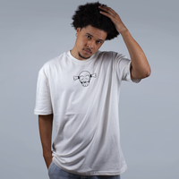 CAMISETA OVERSIZED OFF WHITE - PISCALLOWEEN