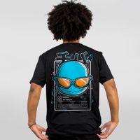 CAMISETA PRETA - BUBBLES