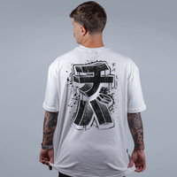 CAMISETA OVERSIZED OFF WHITE - TIBA KATAKANA