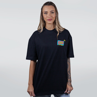 CAMISETA OVERSIZED PRETA - BEAT