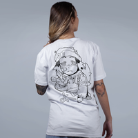 CAMISETA OVERSIZED OFF WHITE - YO
