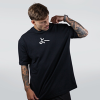 CAMISETA OVERSIZED PRETA - YO