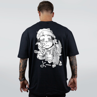 CAMISETA OVERSIZED PRETA - YO