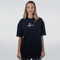 CAMISETA OVERSIZED PRETA - YO