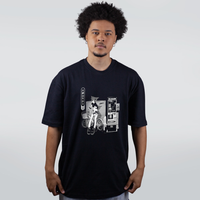 CAMISETA OVERSIZED PRETA - CIDADE GRANDE