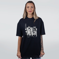 CAMISETA OVERSIZED PRETA - CIDADE GRANDE