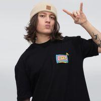CAMISETA OVERSIZED PRETA - BEAT