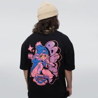 CAMISETA OVERSIZED PRETA - BEAT