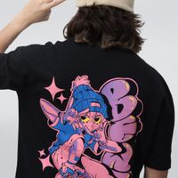 CAMISETA OVERSIZED PRETA - BEAT
