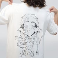 CAMISETA OVERSIZED OFF WHITE - YO