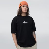 CAMISETA OVERSIZED PRETA - YO