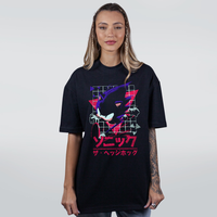 CAMISETA OVERSIZED PRETA - SPEED DEMON