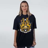 CAMISETA OVERSIZED PRETA - UM ANO EM UMA MÚSICA