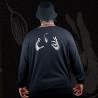 MOLETOM PRETO - THERE IS NO SPOON
