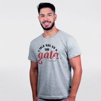 CAMISETA CINZA - FALA QUE EU SOU GATA