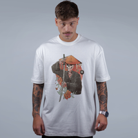 CAMISETA OVERSIZED OFF WHITE - SAMURAI