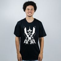 CAMISETA PRETA - EVA BRANCO