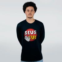 MANGA LONGA PRETA - SEUS CU