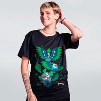 CAMISETA PRETA - GRAMA