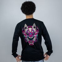 MANGA LONGA PRETA - CYBER KITSUNE