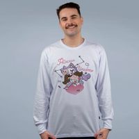 MANGA LONGA OFF WHITE - PRINCESA UNICÓRNIO