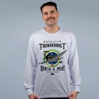 MANGA LONGA OFF WHITE - THUNDERBOLT PRETA