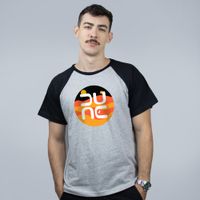 CAMISETA RAGLAN CINZA - DUNA