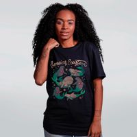 CAMISETA PRETA - SEREIAS EXISTEM