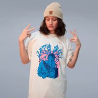 CAMISETA OVERSIZED OFF WHITE - LET’S GO
