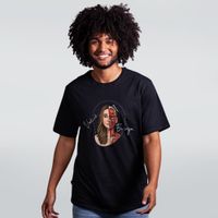 CAMISETA PRETA - EU VEJO