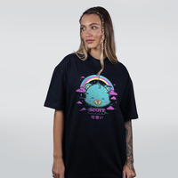 CAMISETA OVERSIZED PRETA - SUGOI