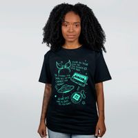 CAMISETA PRETA - YOU’RE ON YOUR OWN
