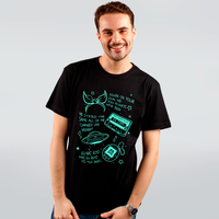 CAMISETA PRETA - YOU’RE ON YOUR OWN