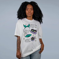 CAMISETA OVERSIZED OFF WHITE - YOU’RE ON YOUR OWN COLORIDA