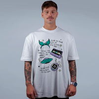 CAMISETA OVERSIZED OFF WHITE - YOU’RE ON YOUR OWN COLORIDA