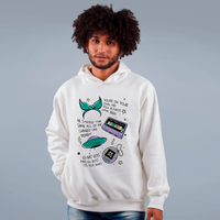 MOLETOM OFF WHITE - YOU’RE ON YOUR OWN COLORIDA